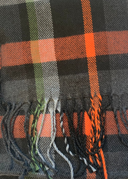 Unisex Plaid Winter Scarves